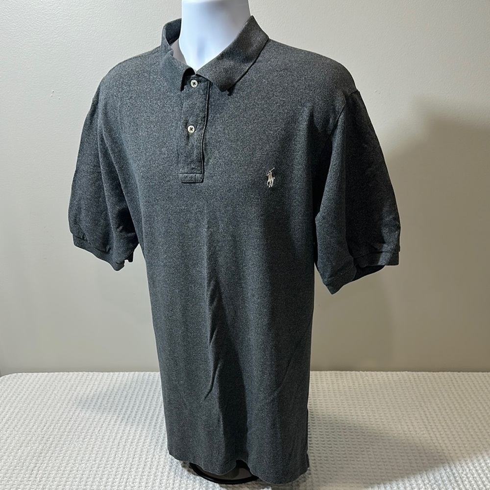 Polo by Ralph Lauren Gray Short Sleeve Polo